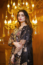 3PC-Stich| Embroidered dress-1022