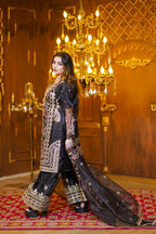 3PC-Stich| Embroidered dress-1022