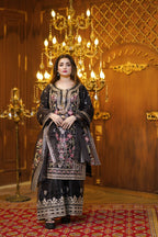3PC-Stich| Embroidered dress-1022